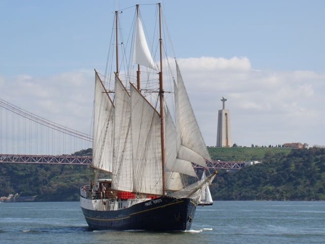 Large Corporate Sail Yacht Hire Lisbon