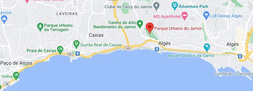 Lisbon high ropes map